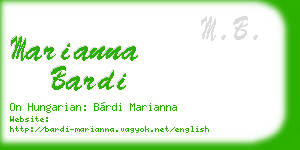 marianna bardi business card